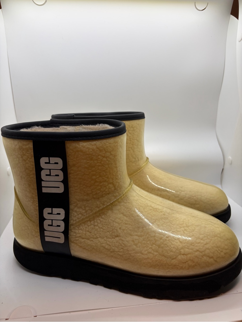 UGG 'Mini Shearling Booties 10